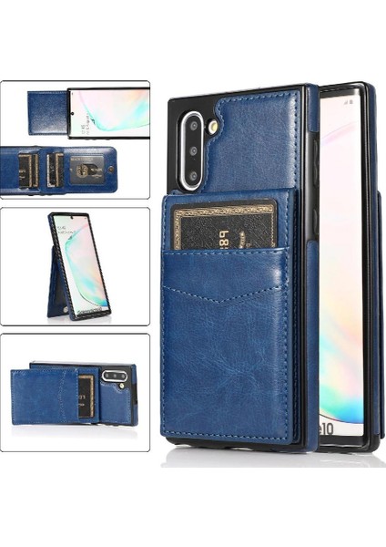 Samsung Galaxy NOTE10 Manyetik Toka Kickstand Vaka Kartı ile Uyumlu (Yurt Dışından)