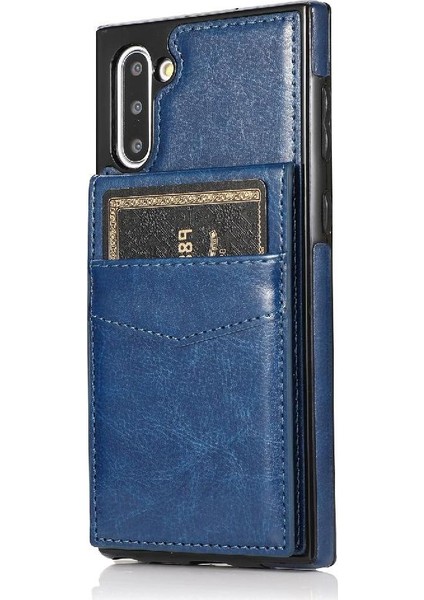 Samsung Galaxy NOTE10 Manyetik Toka Kickstand Vaka Kartı ile Uyumlu (Yurt Dışından)