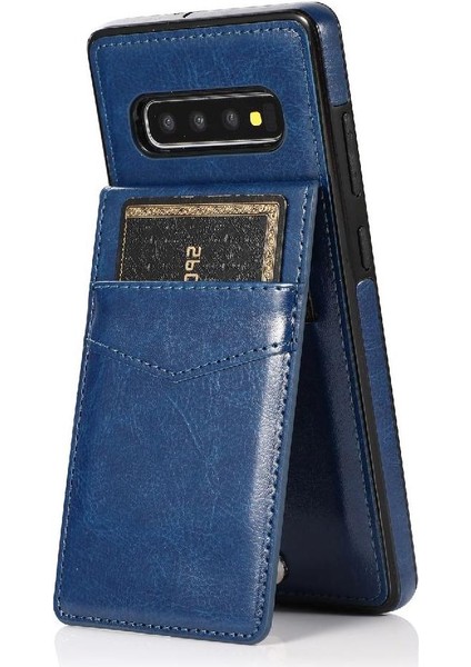 Samsung Galaxy S10 Manyetik Toka Kickstand Kart Tutucu ile Uyumlu (Yurt Dışından) indirimleri