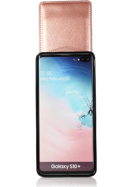 Samsung Galaxy S10 Manyetik Toka Kickstand Kart Tutucu ile Uyumlu (Yurt Dışından) fırsatları