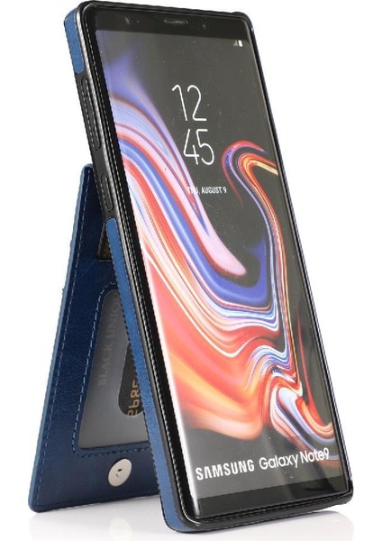 Samsung Galaxy Note9 Manyetik Toka Kickstand Kart Tutucu ile Uyumlu (Yurt Dışından) fırsatları