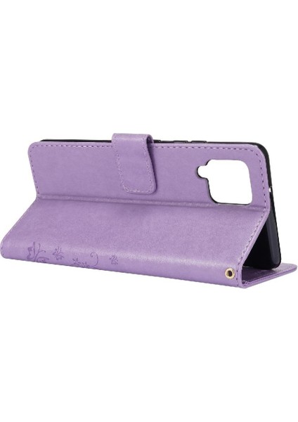 Samsung Galaxy Filp 5g Için Filp Durumda Kart Tutucu Kickstand Bilek Kayışı Pu (Yurt Dışından)