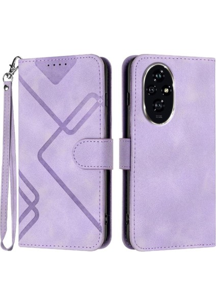 Kart Yuvası Standı Manyetik Kapak ile Onur 200 Pu Deri Için Flip Case (Yurt Dışından)