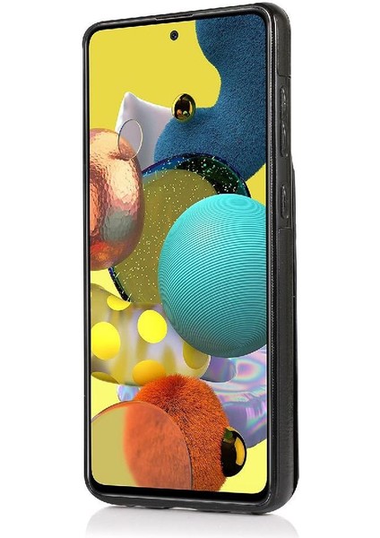 Samsung Galaxy A51 4g Kart Tutucu Premium Deri Toka ile Uyumlu (Yurt Dışından)