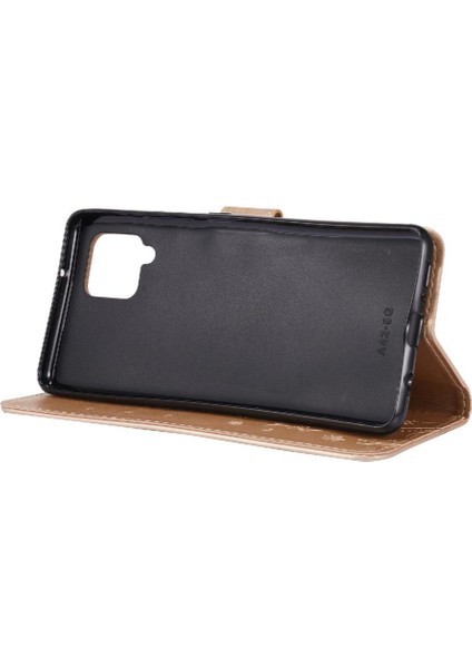 Samsung Galaxy Filp 5g Için Filp Durumda Kart Tutucu Kickstand Bilek Kayışı Pu (Yurt Dışından)