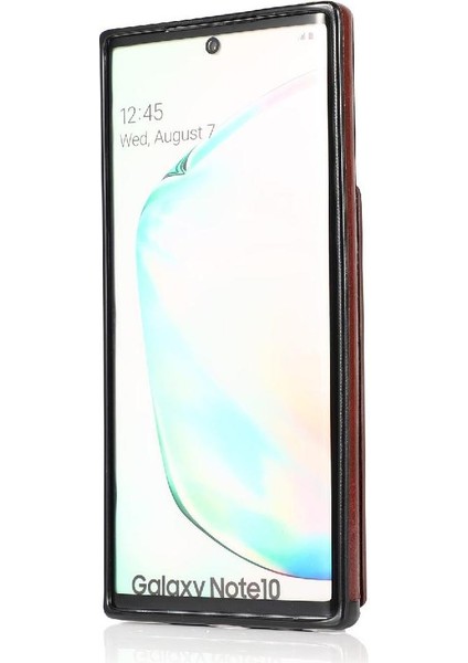 Samsung Galaxy NOTE10 Manyetik Toka Kickstand Vaka Kartı ile Uyumlu (Yurt Dışından)