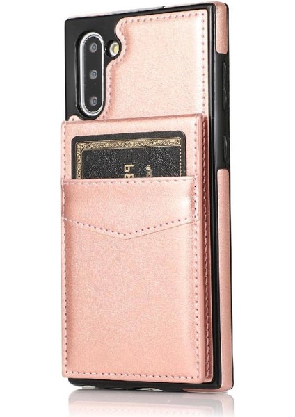 Samsung Galaxy NOTE10 Manyetik Toka Kickstand Vaka Kartı ile Uyumlu (Yurt Dışından)