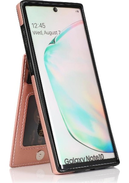 Samsung Galaxy NOTE10 Manyetik Toka Kickstand Vaka Kartı ile Uyumlu (Yurt Dışından)