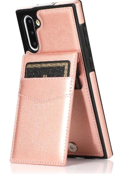 Samsung Galaxy NOTE10 Manyetik Toka Kickstand Vaka Kartı ile Uyumlu (Yurt Dışından)