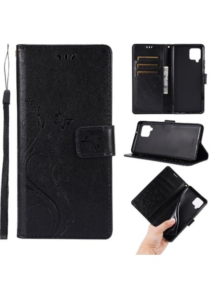 Samsung Galaxy Filp 5g Için Filp Durumda Kart Tutucu Kickstand Bilek Kayışı Pu (Yurt Dışından)