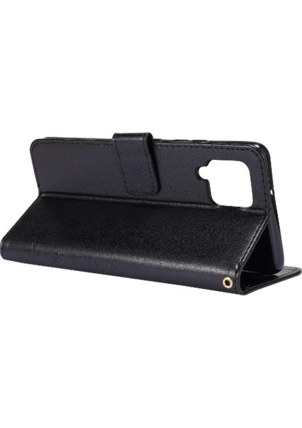 Samsung Galaxy Filp 5g Için Filp Durumda Kart Tutucu Kickstand Bilek Kayışı Pu (Yurt Dışından)