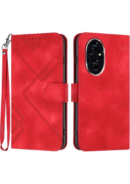 Kart Yuvası Standı Manyetik Kapak ile Onur 200 Pu Deri Için Flip Case (Yurt Dışından)