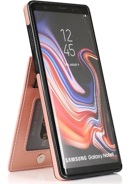 Samsung Galaxy Note9 Manyetik Toka Kickstand Kart Tutucu ile Uyumlu (Yurt Dışından) fiyatları