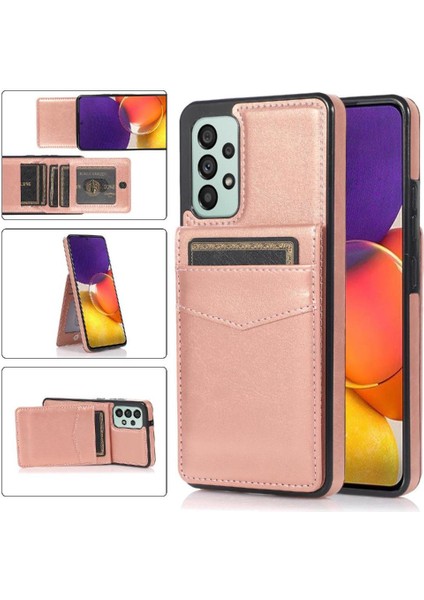 Kredi Kartı ile Samsung Galaxy A53 5g Premium Deri ile Uyumlu (Yurt Dışından)