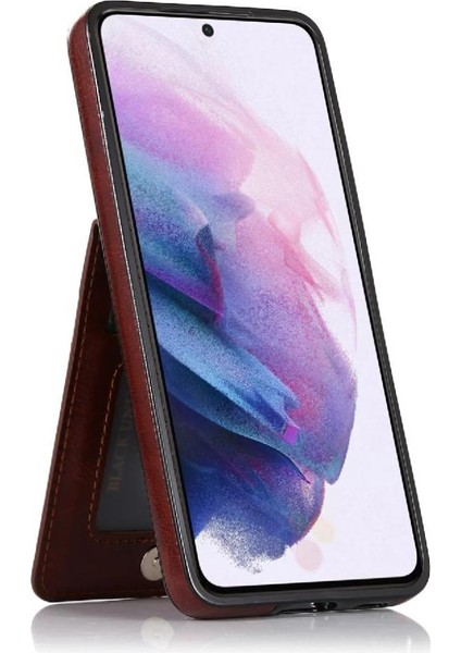 Samsung Galaxy S22 Artı Manyetik Toka Kickstand Kart ile Uyumlu (Yurt Dışından)