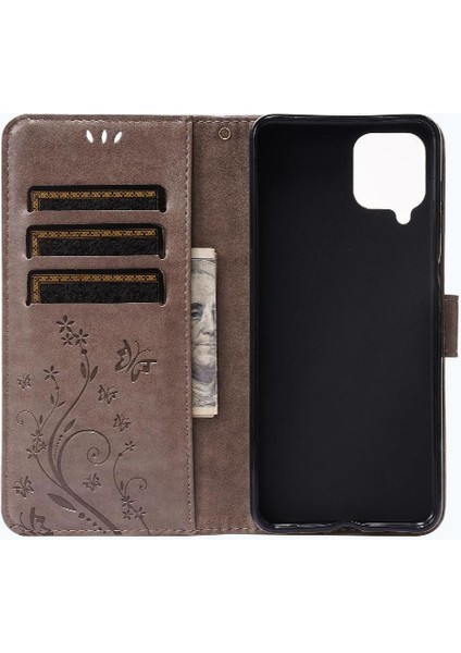 Samsung Galaxy A22 4g Için Filp Durumda Kart Tutucu Kickstand Pu Deri Bilek (Yurt Dışından)