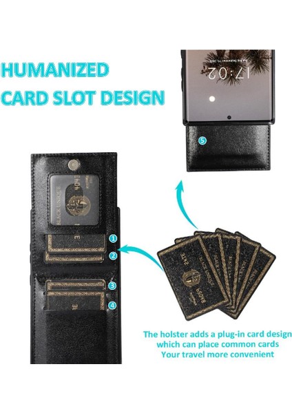 Kredi Kartı Tutucu Kılıf ile Samsung Galaxy S24 Ultra ile Uyumlu (Yurt Dışından) fiyatları