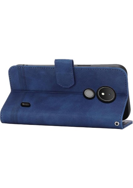 Nokia C21 Kart Yuvaları Manyetik Kapatma Bileklik Premium Için Flip Case (Yurt Dışından) fırsatları