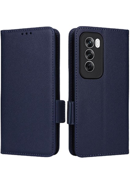 Oppo Oppo 12 5g Için Flip Case Kart Yuvaları Tutucu Yan Toka Cüzdan Pu (Yurt Dışından)