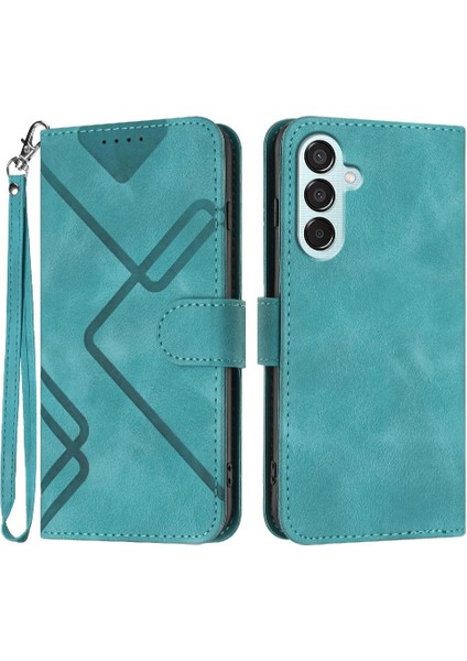 Samsung Galaxy M15 Pu Deri Manyetik Kapak Flip Cüzdan Için Flip Case (Yurt Dışından)