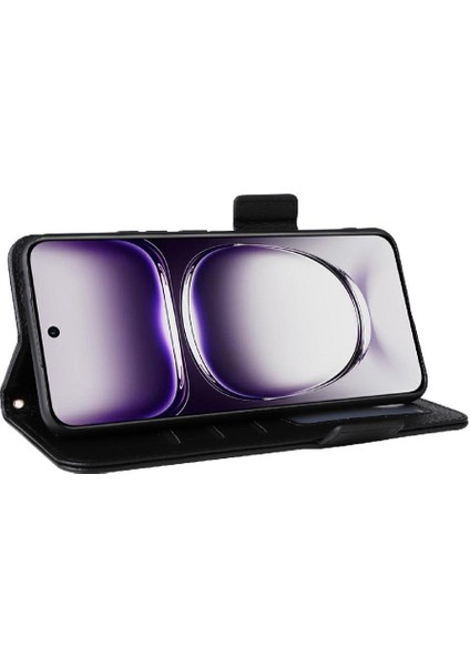Oppo Oppo 12 Pro 5g Için Flip Case Yan Toka Pu Deri Kart Yuvaları Tutucu (Yurt Dışından) modelleri