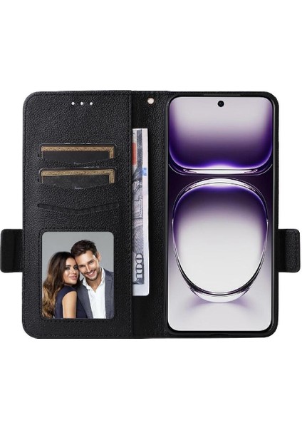 Oppo Oppo 12 Pro 5g Için Flip Case Yan Toka Pu Deri Kart Yuvaları Tutucu (Yurt Dışından) fırsatları