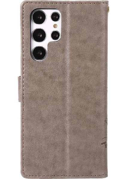 Samsung Galaxy S22 Için Filp Durumda Ultra 5g Bilek Kayışı Kart Tutucu Pu (Yurt Dışından)