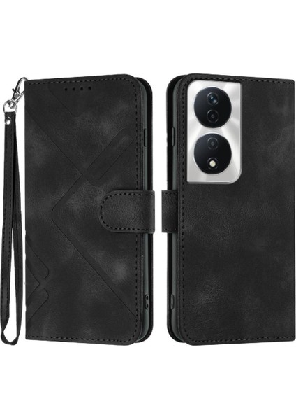 Onur X7B Manyetik Kapak Için Flip Case Kart Yuvası Standı ile Flip Cüzdan Pu (Yurt Dışından)