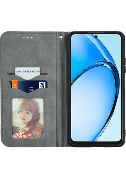 Oppo A60 4g Cüzdan Için Flip Case Darbeye Kapak Çevirin Deri Kılıf (Yurt Dışından)