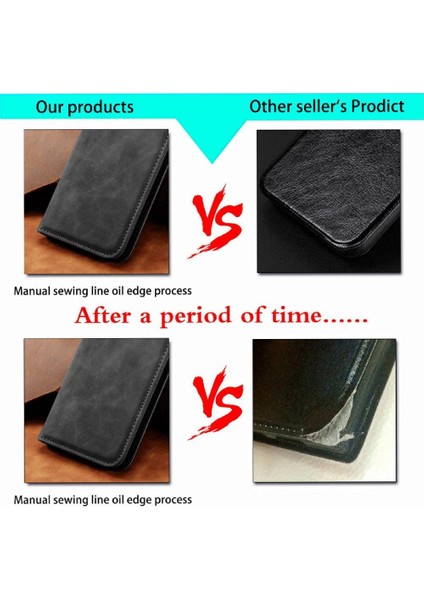 Oppo A60 4g Cüzdan Için Flip Case Darbeye Kapak Çevirin Deri Kılıf (Yurt Dışından)