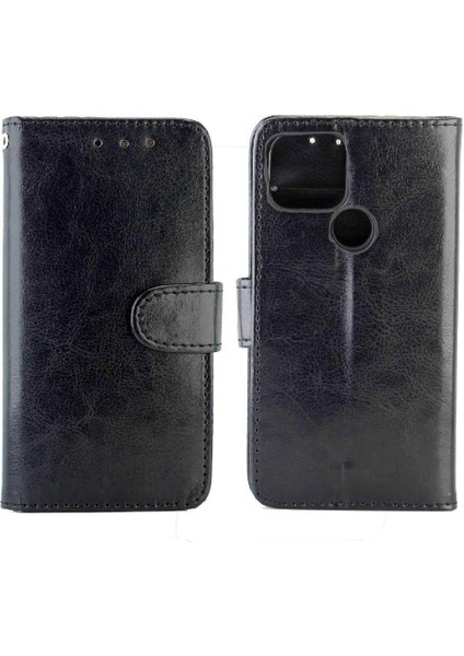 Google Piksel 5 Manyetik Kapatma Kart Tutucu Pu Deri Için Flip Case (Yurt Dışından)
