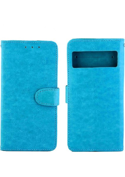 Google Piksel 7 Pro Darbeye Kickstand Pu Deri Manyetik Için Flip Case (Yurt Dışından)