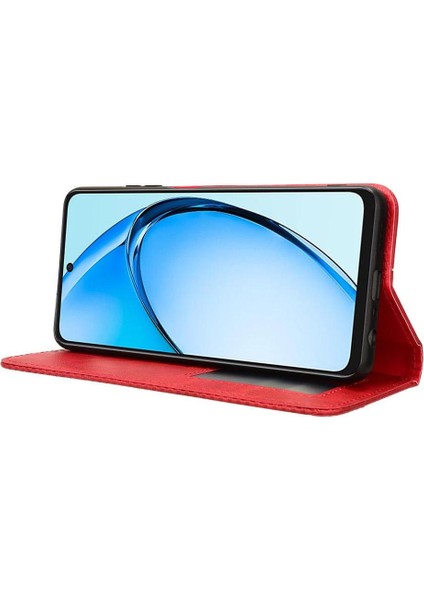 Oppo A60 4g Cüzdan Manyetik Kapatma Pu Deri Için Kılıf (Yurt Dışından)