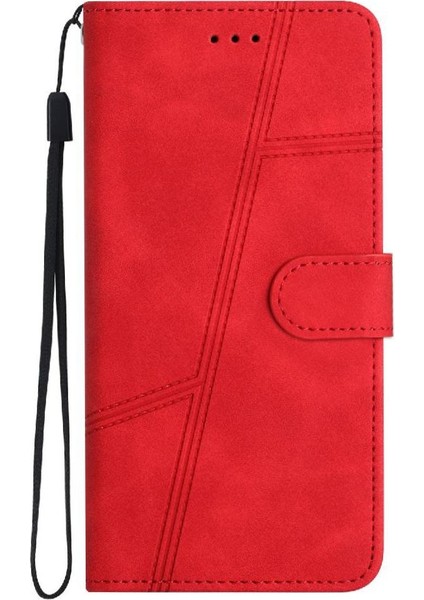 Xiaomi 11 Lite Için Flip Case Bilek Kayışı Cüzdan Pu Deri Kart Yuvaları Flip (Yurt Dışından) modelleri