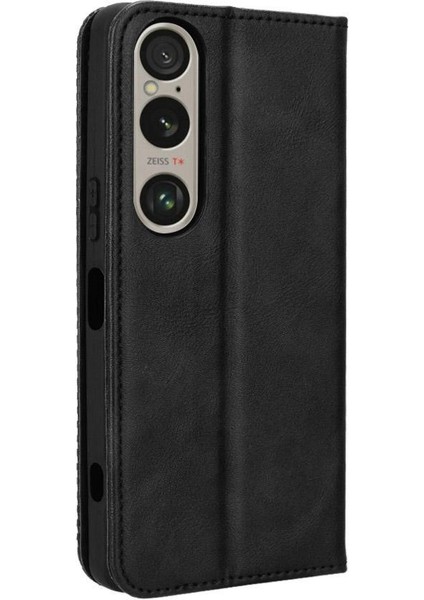 Sony Xperia 1 Ⅵ Manyetik Kapatma Pu Deri Cüzdan Için Kılıf (Yurt Dışından) indirimleri
