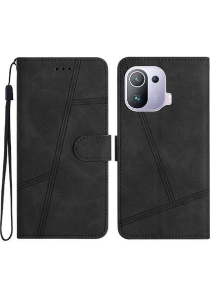 Xiaomi 11 Pro Için Flip Case Kart Yuvaları Tutucu Manyetik Tam Koruma Pu (Yurt Dışından)
