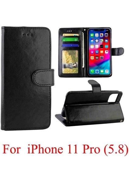IPhone 11 Için Flip Case Pro Manyetik Kapatma Kickstand Pu Deri Kart (Yurt Dışından) fırsatları
