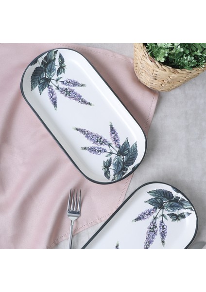 Çiçek Bahçesi Noyan Kayık Tabak 28 cm 2 Adet