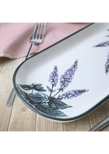 Çiçek Bahçesi Noyan Kayık Tabak 28 cm 2 Adet
