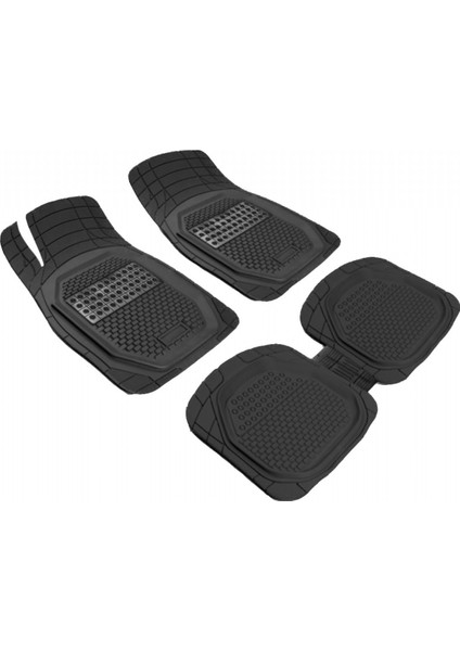 Seat Toledo 1999 - 2004 Arası 3D Hasırlı Karbon Oto Paspas Ois