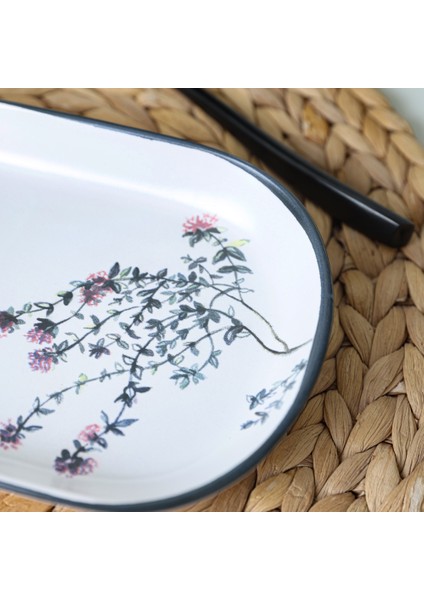 Çiçek Bahçesi Noyan Kayık Tabak 28 cm 2 Adet