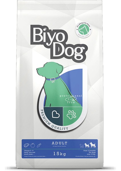 Biyo Dog Kuzu Etli Yetişkin Köpek Maması Eco 15 kg