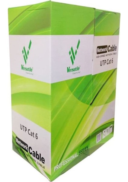 305 Metre x Versatile Cat6 23AWG Internet Ethernet Ağ Kablosu Network Internet Kablosu