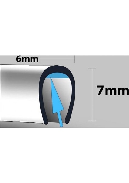 Kapi Bagaj Koruyucu Si̇yah Şeri̇t 10 Metre fiyatları