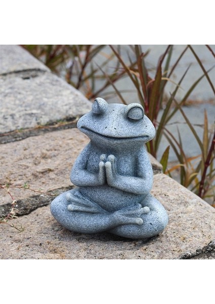 Amerikan Meditasyon Yoga Kurbağa Reçine Süsleme (Yurt Dışından) modelleri