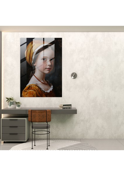 Johannes Vermeer Cam Duvar Sanatı 30X45 cm modelleri