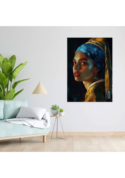 Johannes Vermeer Canvas Print 30X50 cm