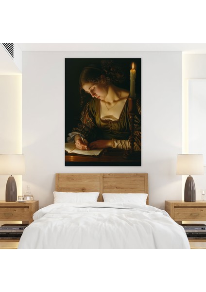 Johannes Vermeer Duvar Dekorasyonu Canvas Print 30X50 cm modelleri