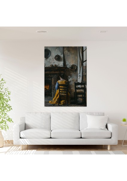 Johannes Vermeer Canvas Print 30X50 cm