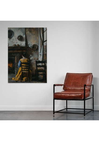 Johannes Vermeer Canvas Print 30X50 cm